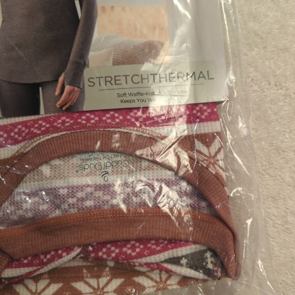 Cuddl Duds Warm Layers Long Sleeve Top, L - Picture 3 of 4